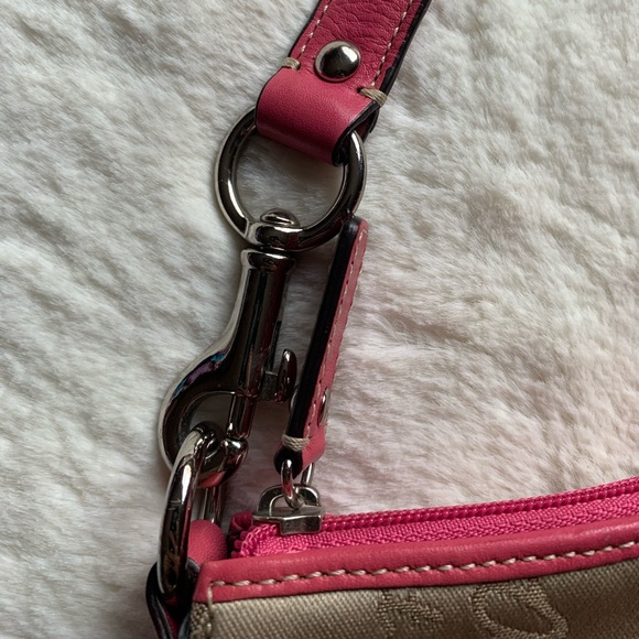 Coach 1941 Pink & Tan purse - Picture 3 of 5